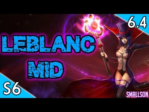 AP LeBlanc Mid S6 - full ranked game w/ commentary | League of Legends