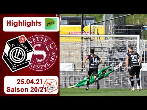 Highlights: FC Lugano vs Servette - Genf FC (25.04.21)