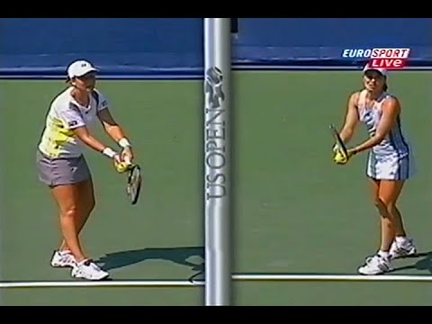 Monica Seles vs. Martina Hingis US Open 2002 R4