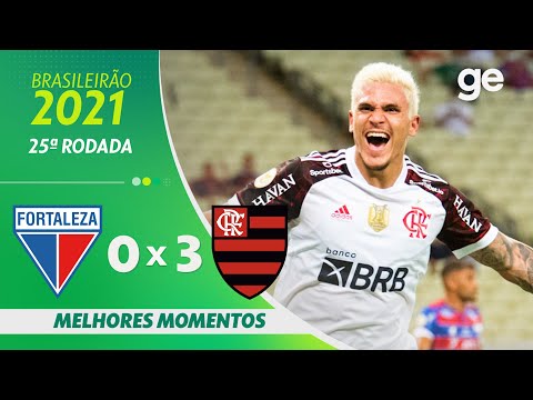 Gols e lances de Fortaleza x Flamengo