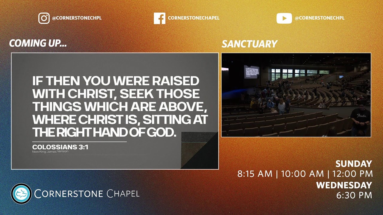 Cornerstone Chapel Leesburg, VA |  12:00 PM Service