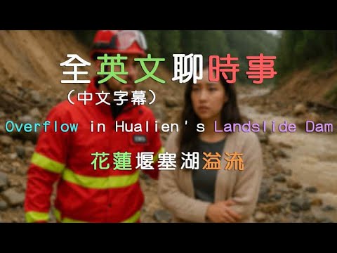 全英文聊時事｜Overflow in Hualien's Landslide Dam｜花蓮堰塞湖溢流｜沉浸式英語聽力&口語訓練 (全英文聊時事｜Overflow in Hualien’s Landslide Dam｜花蓮堰塞湖溢流｜沉浸式英語聽力&口語訓練)
