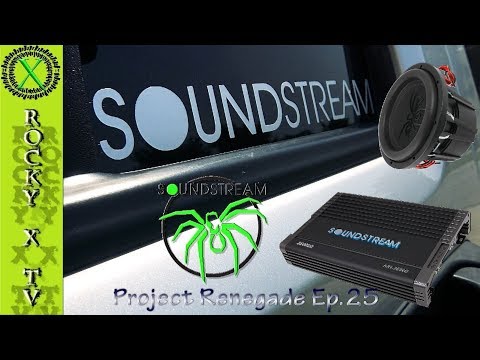 Soundstream Sub & Amp Install, (T5 & 2500W Amp) Project Renegade Ep.25