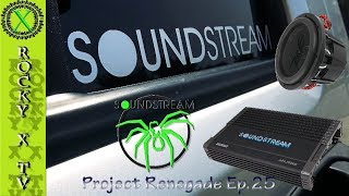 Soundstream Sub & Amp Install, (T5 & 2500W Amp) Project Renegade Ep.25