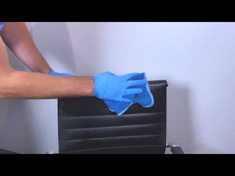 Product video for Executive Series™ HYGEN™ 16" X 16" Glass Microfiber Cloth, Gray