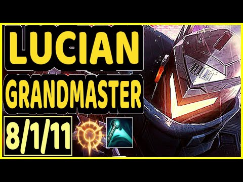 DHOKLA (LUCIAN) - 8/1/11 KDA GAMEPLAY - NA Ranked GRANDMASTER