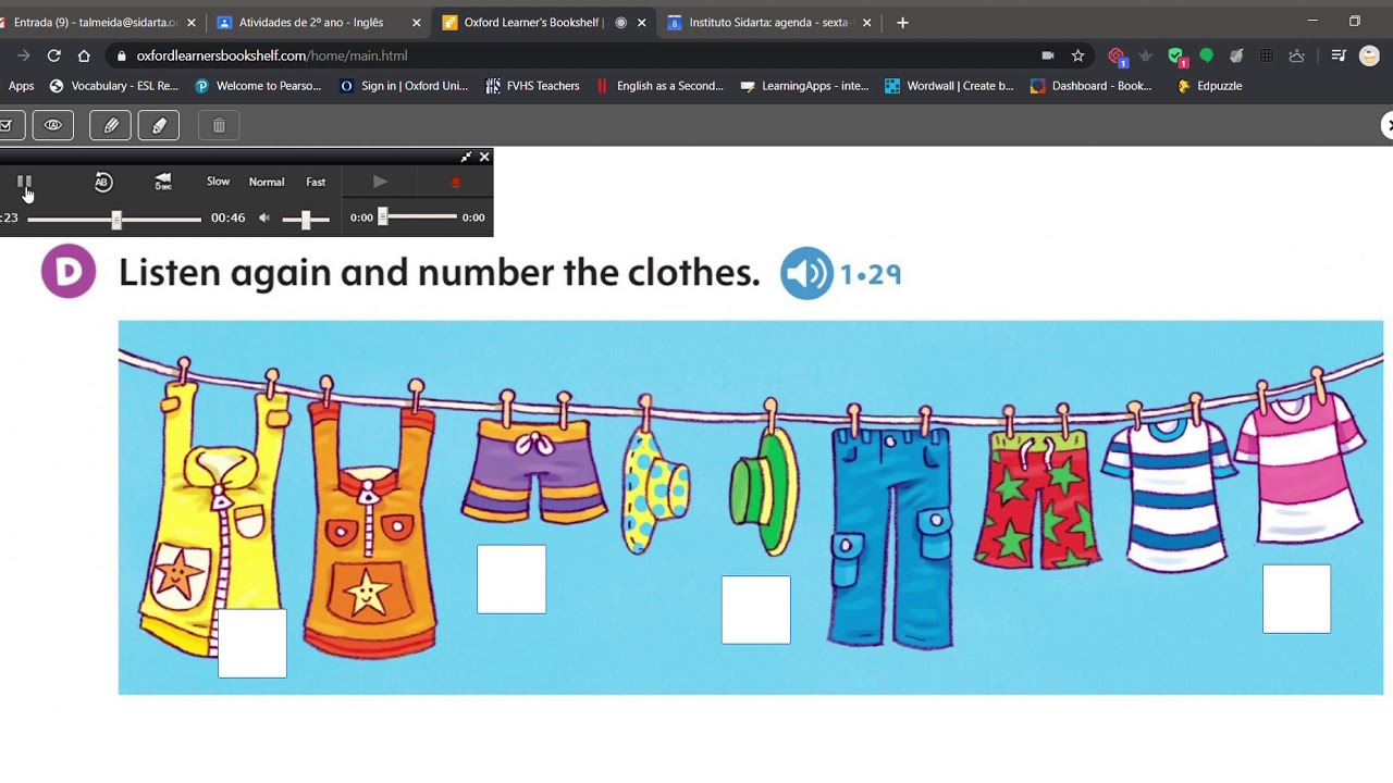 Oxford Discover 1 - Unit 4 - Listening