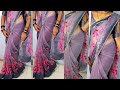 Net Saree Wear perfectly/ Festive Saree Wearing new look/ Beautiful Net Saree Draping/Saree wearing