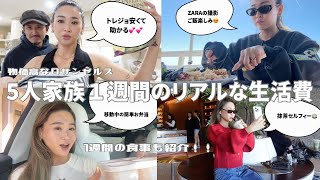 【５人家族】１週間のリアルな生活費＆食事公開♥Amazonで１週間オーダーしたものも紹介♡ #アメリカ生活