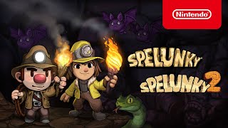 Nintendo Spelunky and Spelunky 2 - Launch Trailer - Nintendo Switch anuncio
