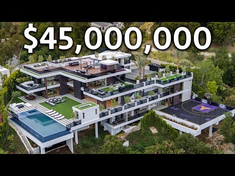 , title : 'Inside a $45,000,000 Los Angeles Modern MEGA MANSION'