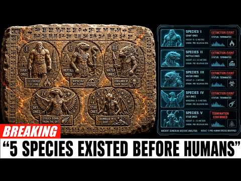 The Sumerian Tablet Listing 5 Species That Existed Before Humans — And How Each One Ended