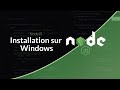 JavaScript côté serveur : Installer NodeJS sur Windows