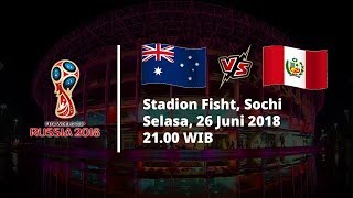 Jadwal Live Trans 7 Pertandingan Piala Dunia 2018 Australia vs Peru Pukul 21.00 WIB