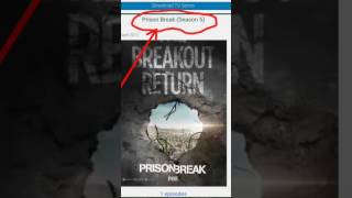 How to download PRISON BREAK SEASON 5 all episodes