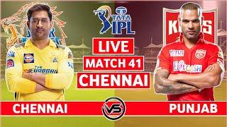 Chennai Super Kings vs Punjab Kings Live Scores | CSK vs PBKS Live Scores & Commentary | 2nd Innings