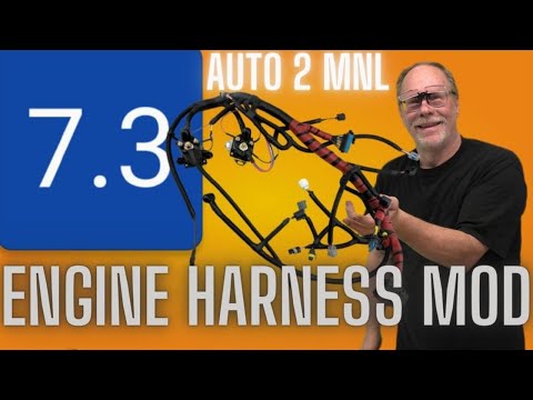 🛻📽️7.3 POWERSTROKE MOD A AUTO WIRE HARNESS 2 MANUAL TRANSMISSION   🚧🛑⛽🛻