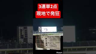【発狂確定】現地で3連単2点大勝負で発狂確定 #競馬
