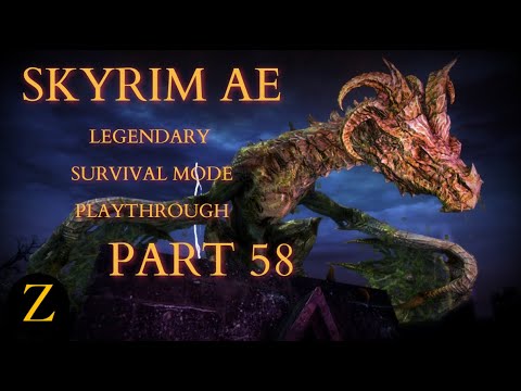 Skyrim Anniversary Edition / Legendary Difficulty Survival Mode Part 58 - Make Durnehviir Disappear