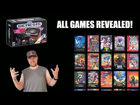 Sega Genesis Mini All Games Revealed! (42 GAMES)
