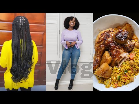 Vlog: Couscous Salad Recipe | Knotless Braids | McCain Crispers Comedy Show.