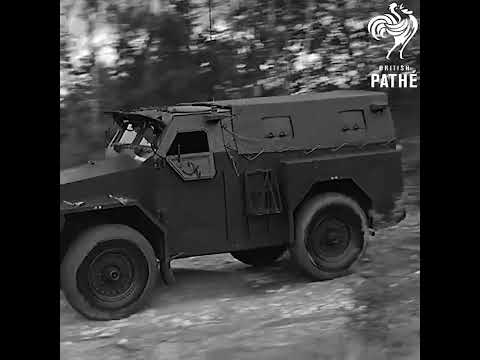 1962 British Army Vehicle Display  #history  #military  #vehicles #army #technology  #retro