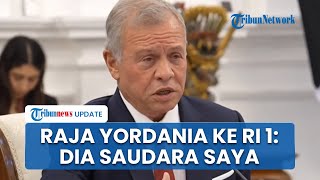 Raja Abdullah II Bongkar Kedekatan Pribadi dengan Prabowo, Sebut Persahabatannya Bak Saudara