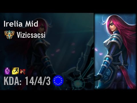 Irelia Mid vs Cassiopeia - Vizicsacsi - EUW Challenger Patch 6.15