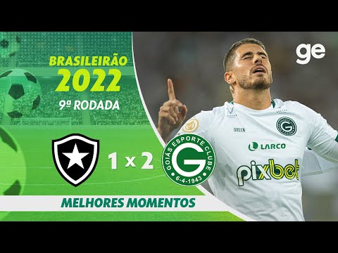 Gols e lances de Botafogo x Goiás