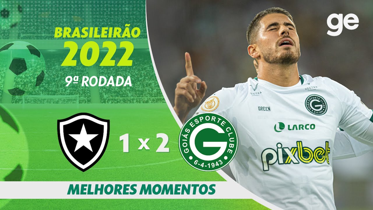 VÍDEO: Gols e melhores momentos de Botafogo 1×2 Goiás no Estádio Nilton Santos