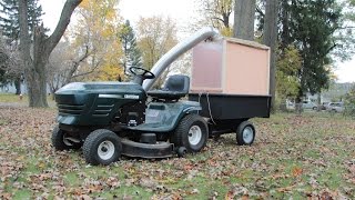 Home Made Lawn Mower Leaf Collector