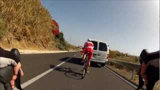 preview picture of video 'GoPro Hero 2 HD Road Cycling Tenerife La Montana - Arona'