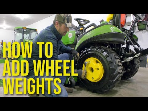 WHEEL WEIGHTS: DOUBLE WHAMMY! INCREASE TRACTION & SAFETY 🚜🏋️‍♂️