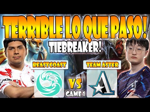 BEASTCOAST VS TEAM ASTER BO3[GAME 1] K1 HECTOR, SCOFIELD VS MONET - THE LIMA MAJOR 2023 -DOTA 2