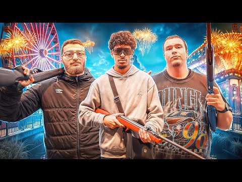 3 IDIOTS A LA FÊTE FORAINE 🎉 (j'ai gagné une chicha pomme.)