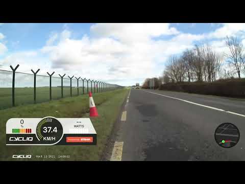 Irish Bus Chicken | Chicken Run | Caught on the Cycliq Fly12