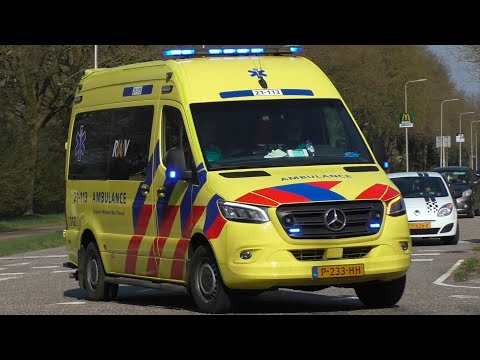 Verschillende Ambulances met spoed naar meldingen in Oss