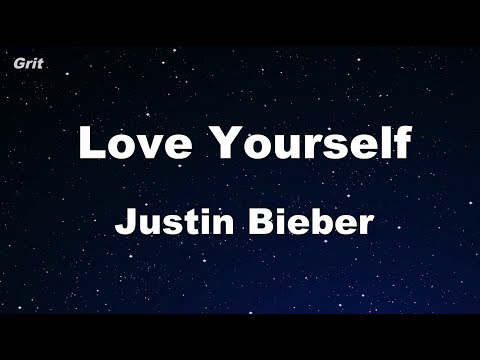 Love Yourself - Justin Bieber Karaoke 【With Guide Melody】 Instrumental