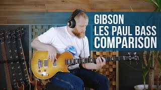 Video thumbnail for Gibson Les Paul Bass Comparison by bajjjan records