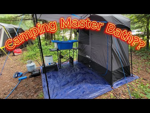 Camping Master Bath? The best hot portable shower? Check out Joolca's Hottap V2/Ensuite Double