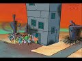 Spongebob Squarepants Running Away From Wormy