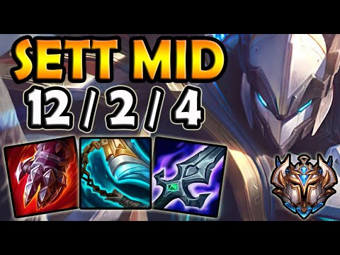 Sett vs Galio [ MID ] Lol Korea Ranked Patch 11.1 ✅