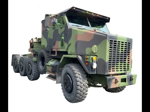 FOR SALE: 1994 Oshkosh M1070 8x8 HET Military Heavy Haul Truck Tractor Overhauled 2008