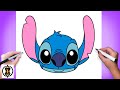How To Draw Stitch For Beginners | Tutorial Easy