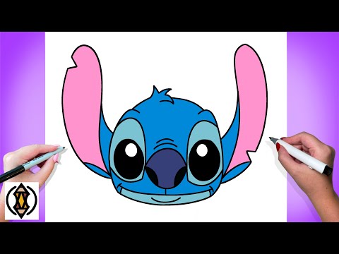 How To Draw Stitch For Beginners | Tutorial Easy