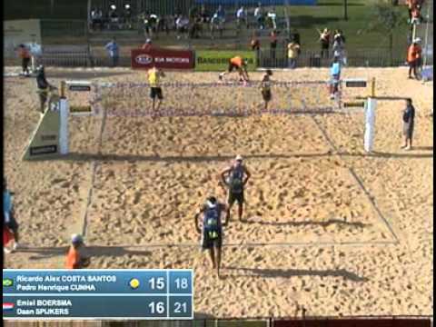 Ricardo-Cunha BRA [3] Boersma E.-Spijkers NED [14] Round 2 Brasilia Open 2012 Men