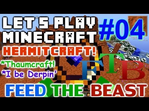 Let's Play Minecraft Hermit FTB ep. 4 - Thaumcraft Derpin it up