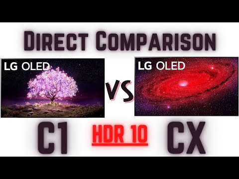 LG C1 VS LG CX: Direct HDR Showdown!