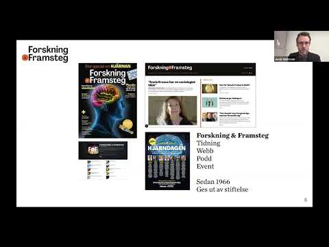 Jonas Mattsson på Statistikfrämjandets årskonferens 2022