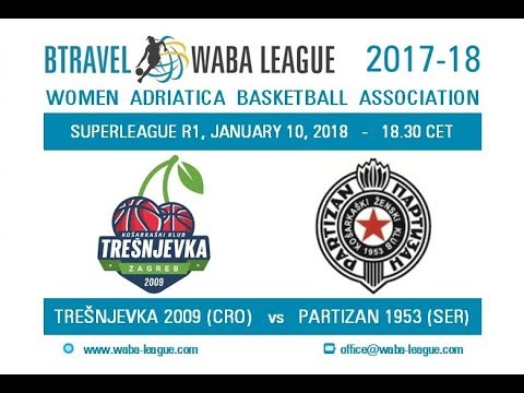 WABA: Trešnjevka 2009 - Partizan 1953 | 10.01.2018.